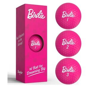 Shanker Golf Birdie Pink Golf Balls 3 Pack